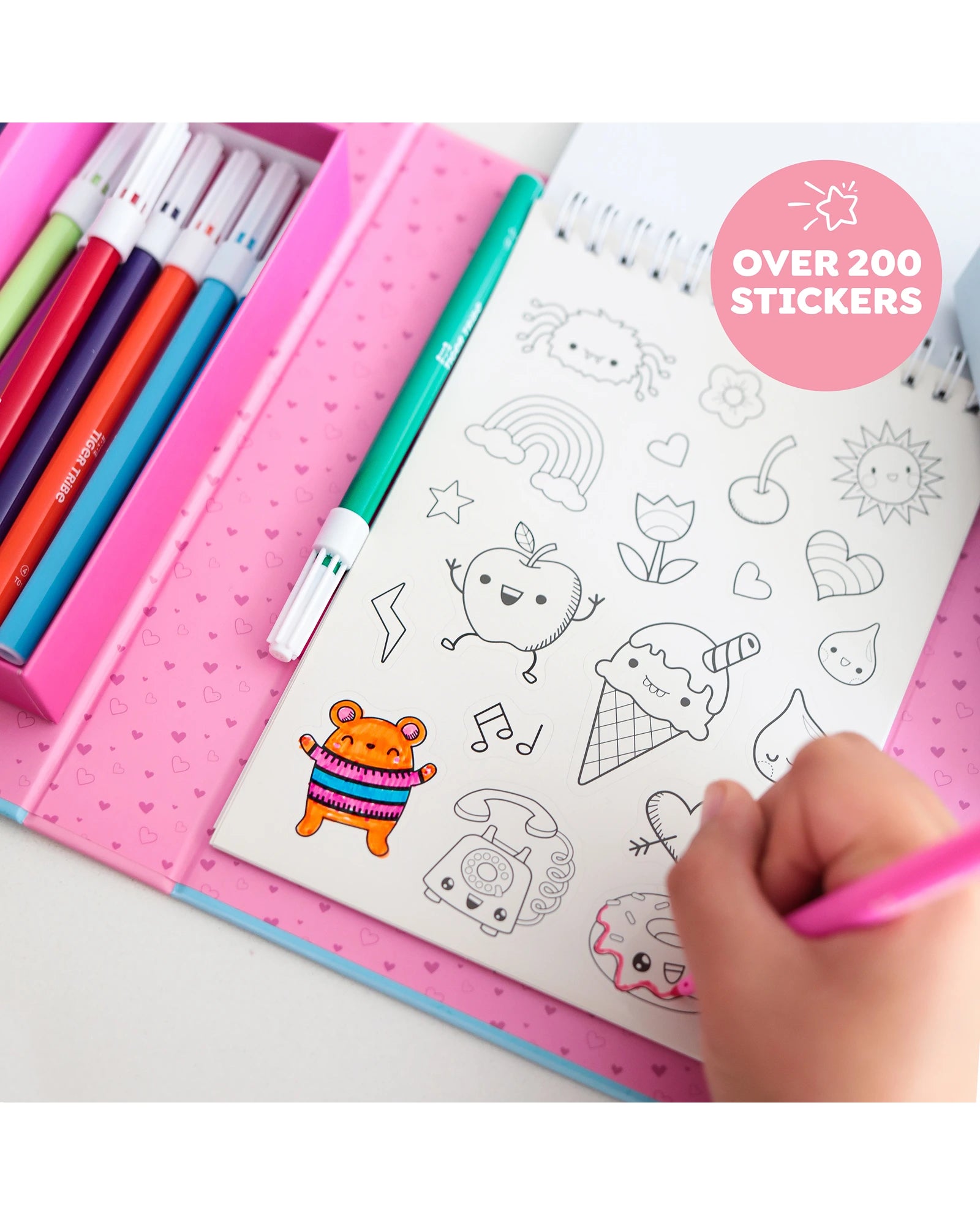 Tiger Tribe Stacks Of Stickers Little Cuties