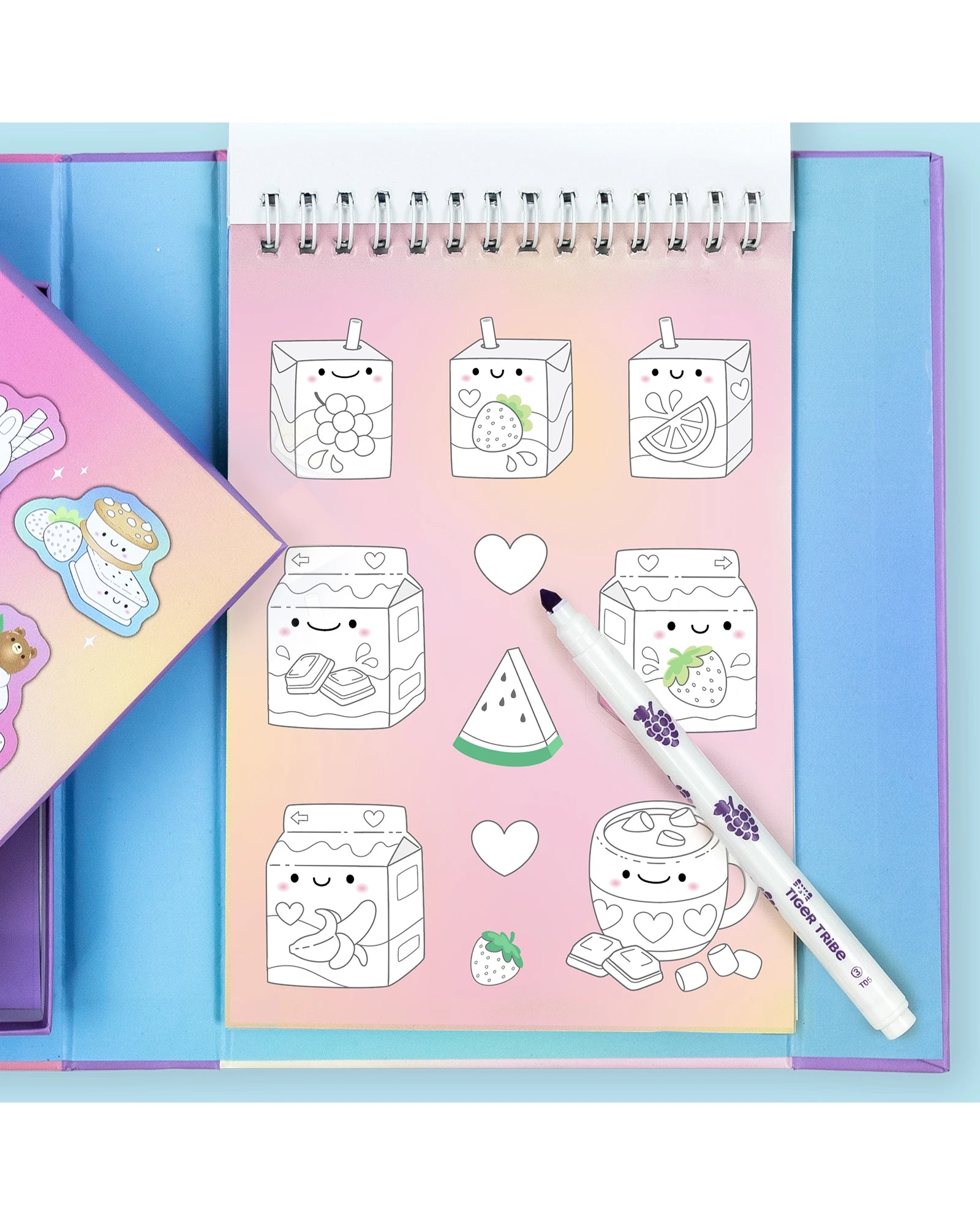 Tiger Tribe Scented Stacks Of Stickers - Dreamy Desserts