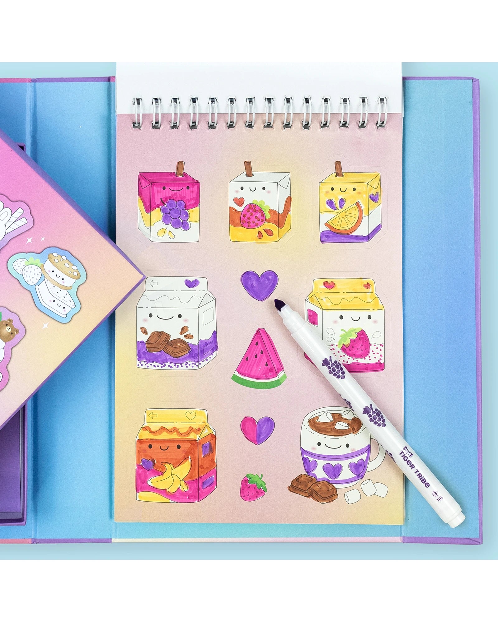 Tiger Tribe Scented Stacks Of Stickers - Dreamy Desserts