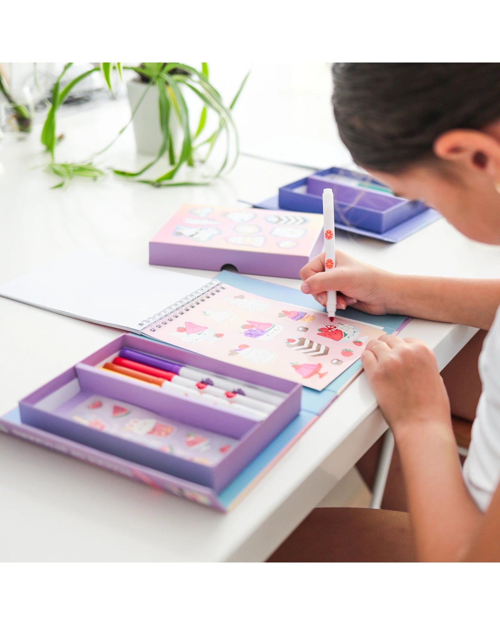 Tiger Tribe Scented Stacks Of Stickers - Dreamy Desserts