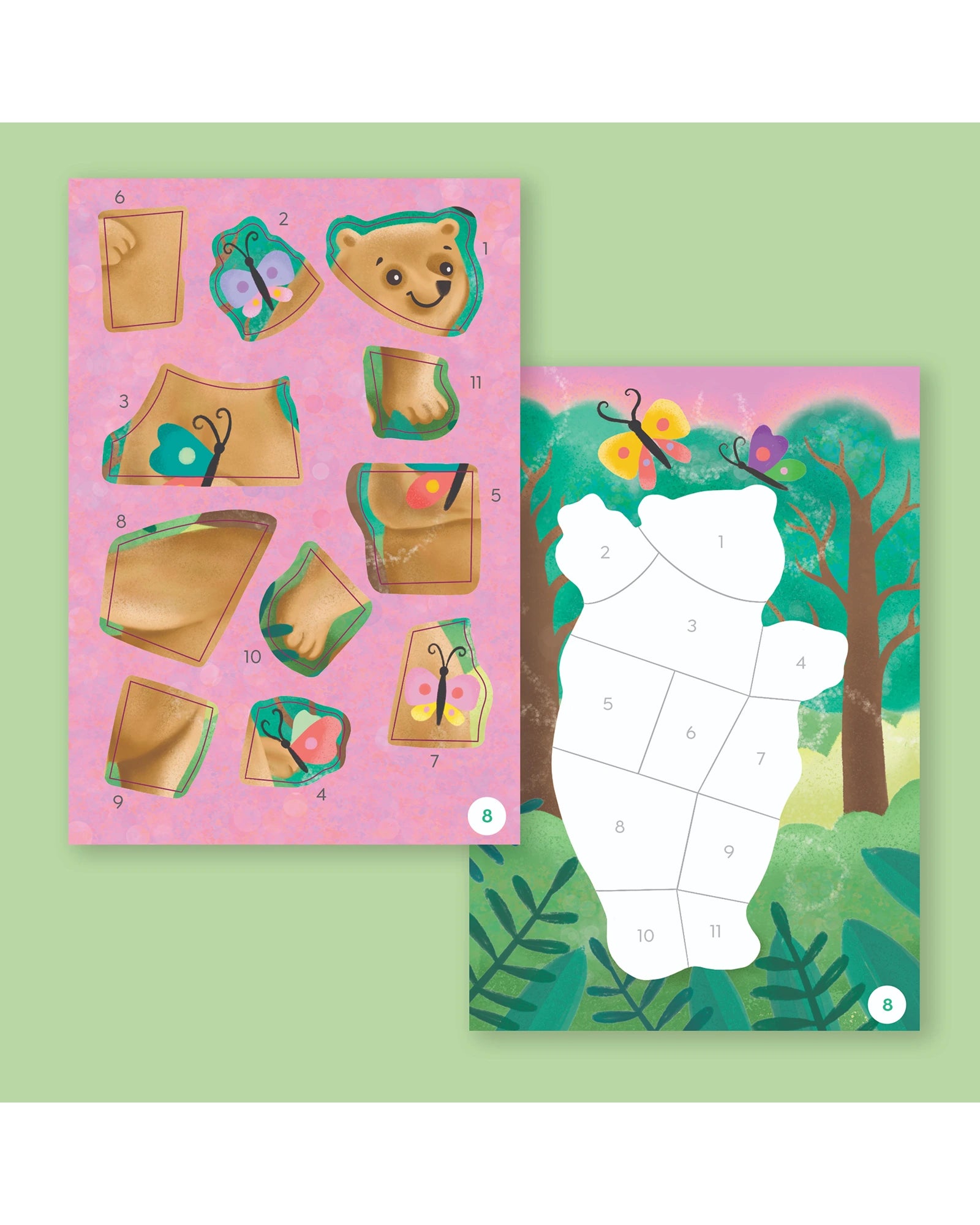 Tiger Tribe Sticker By Numbers - Animals
