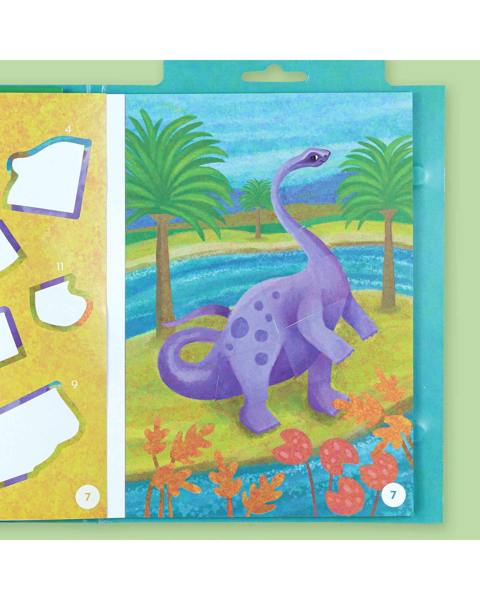 Sticker By Numbers - Dinosaurs