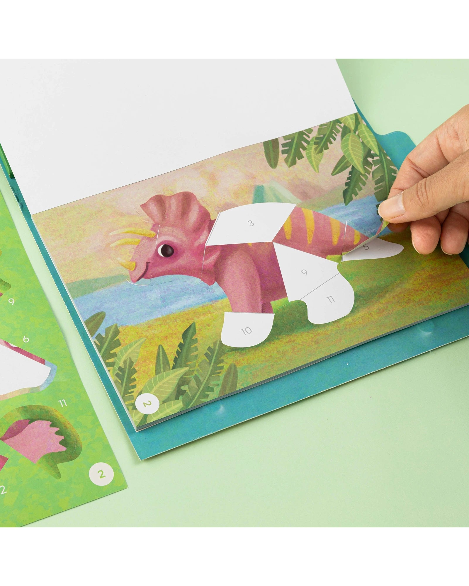 Sticker By Numbers - Dinosaurs