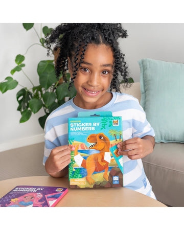 Sticker By Numbers - Dinosaurs