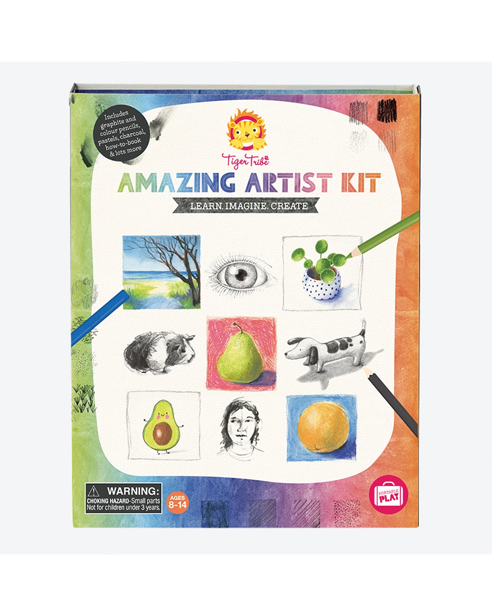 Tiger Tribe Amazing Artist Kit Learn Imagine Create