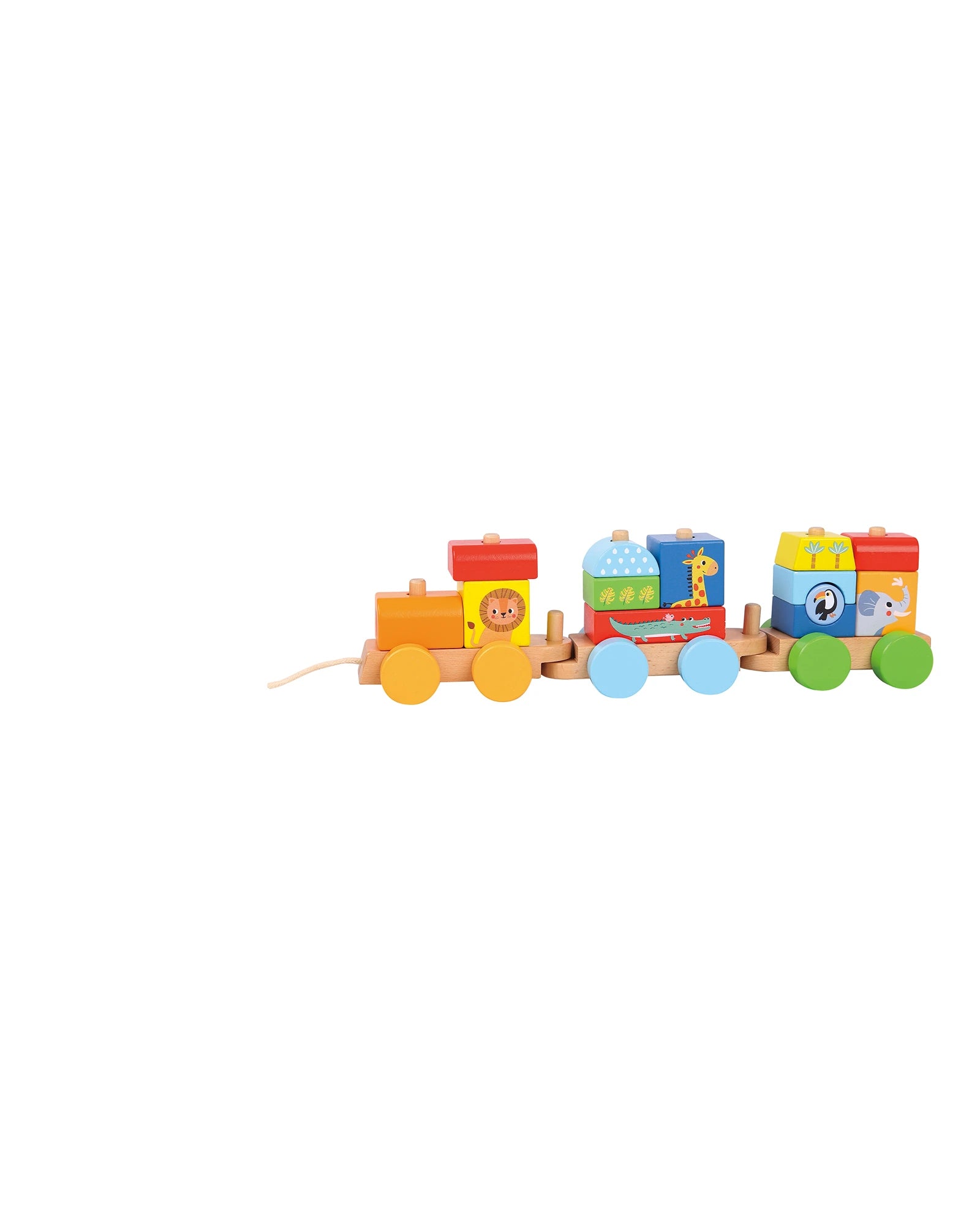 Animal Block Train