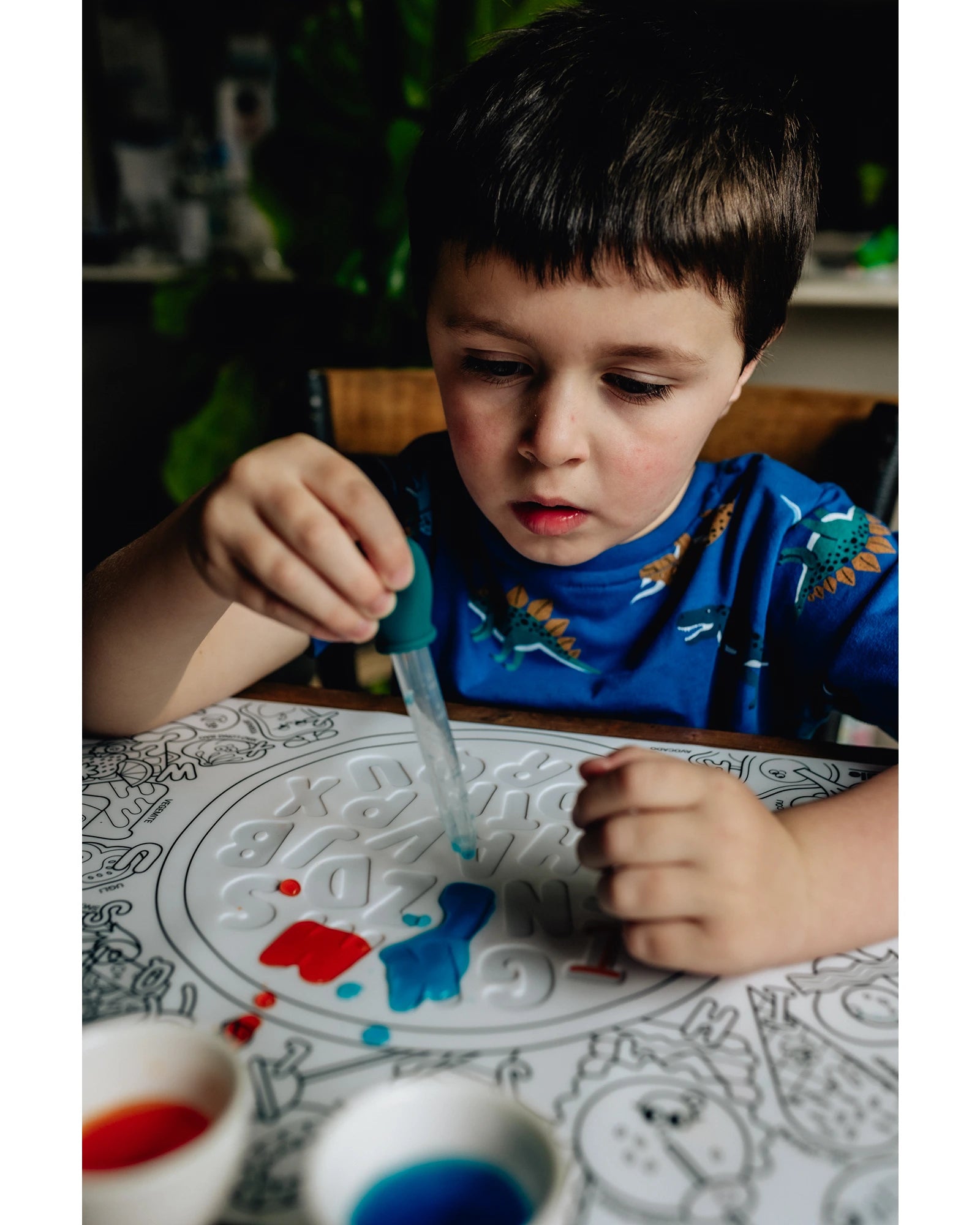 HeyDoodle Alphabet Soup Sensory Colouring & Doodle Mat