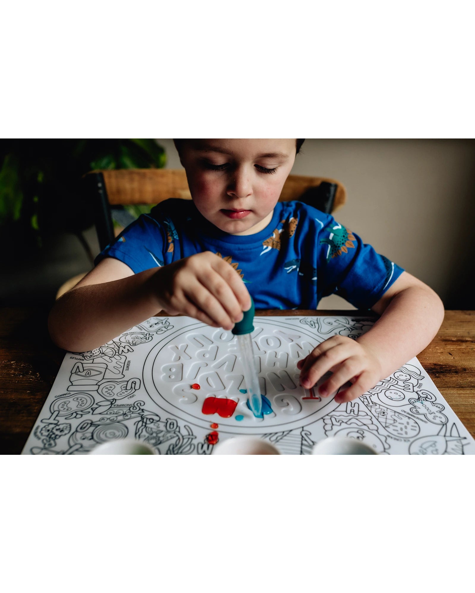 HeyDoodle Alphabet Soup Sensory Colouring & Doodle Mat
