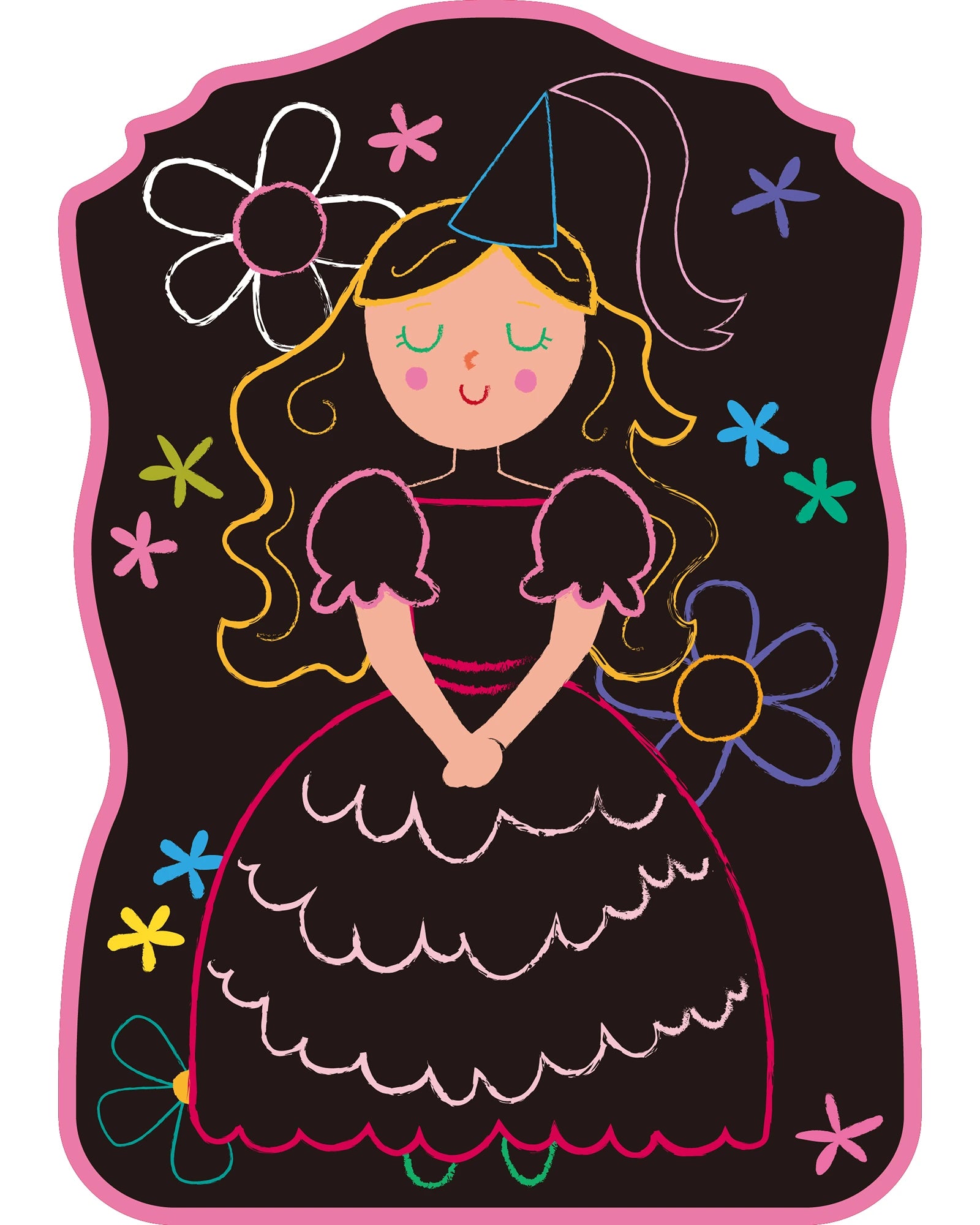 Chalk Art Dress up the Princess