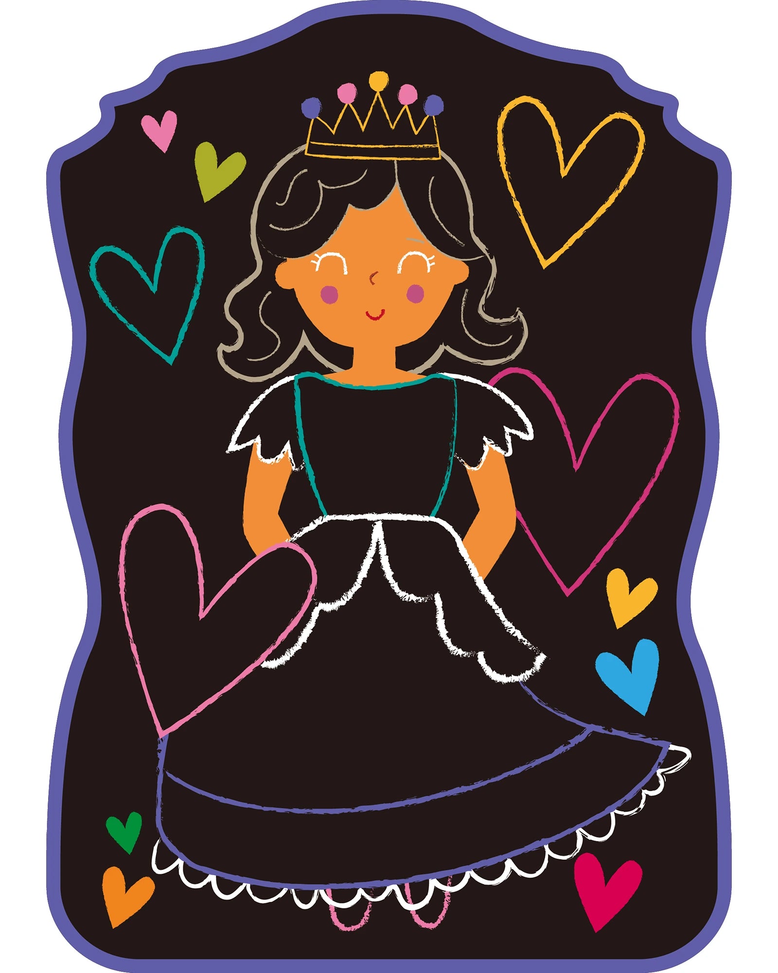 Chalk Art Dress up the Princess