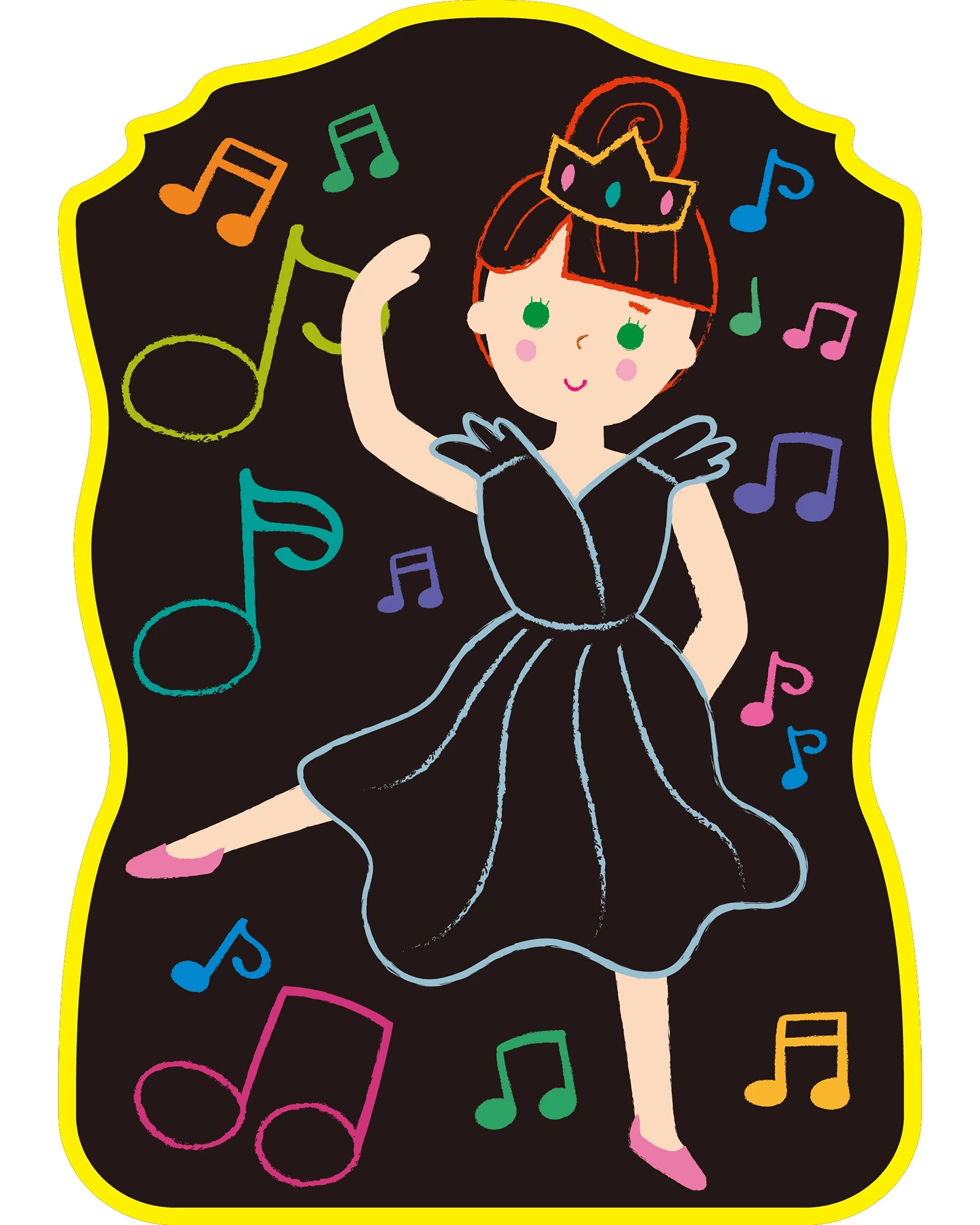 Chalk Art Dress up the Princess