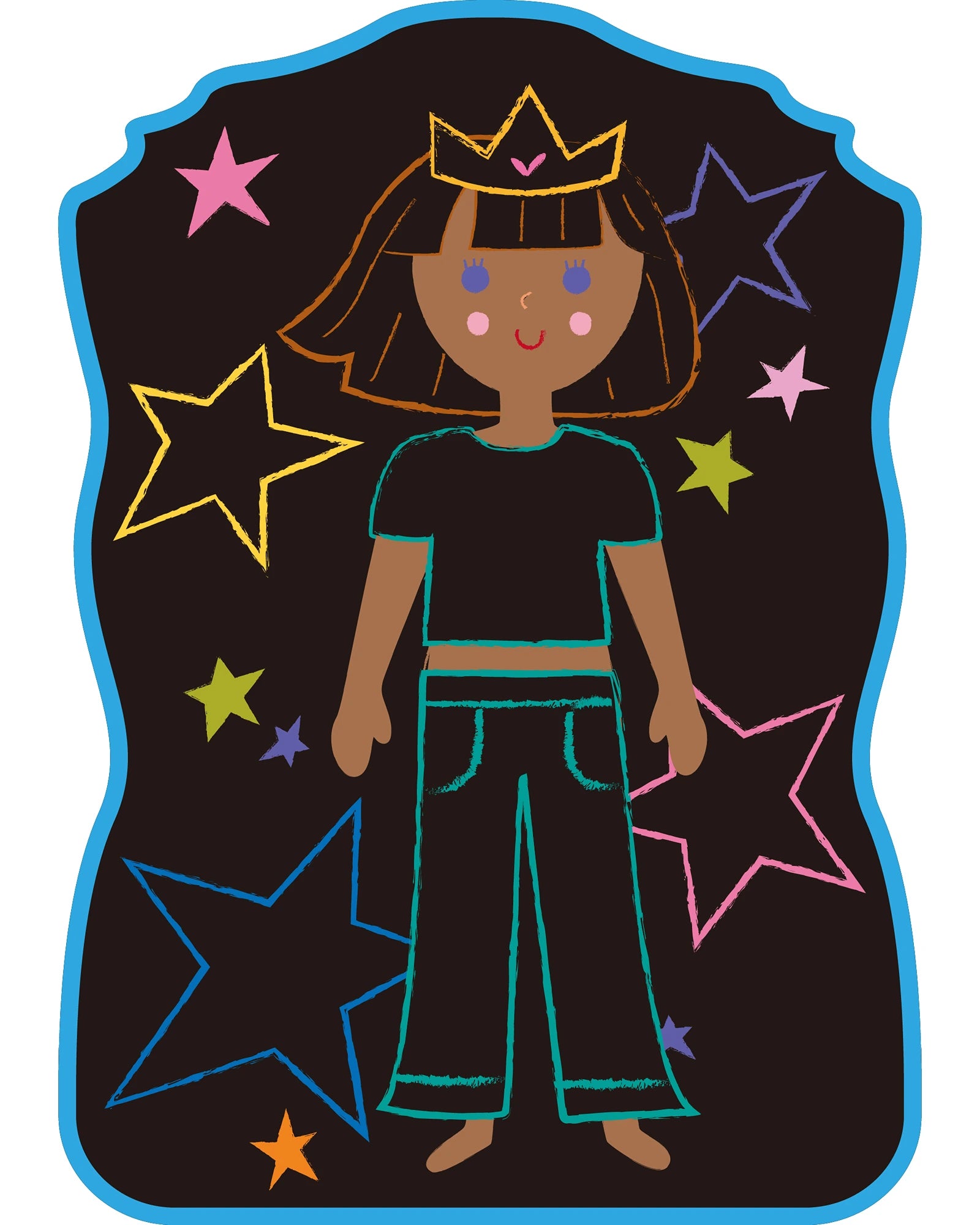 Chalk Art Dress up the Princess