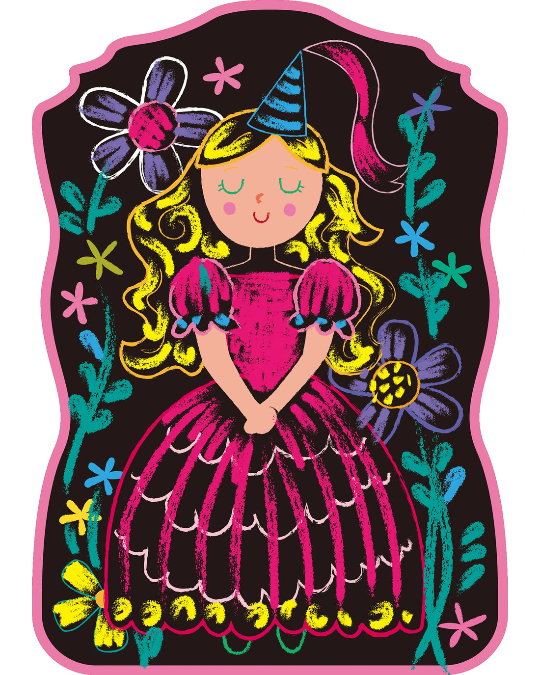 Chalk Art Dress up the Princess