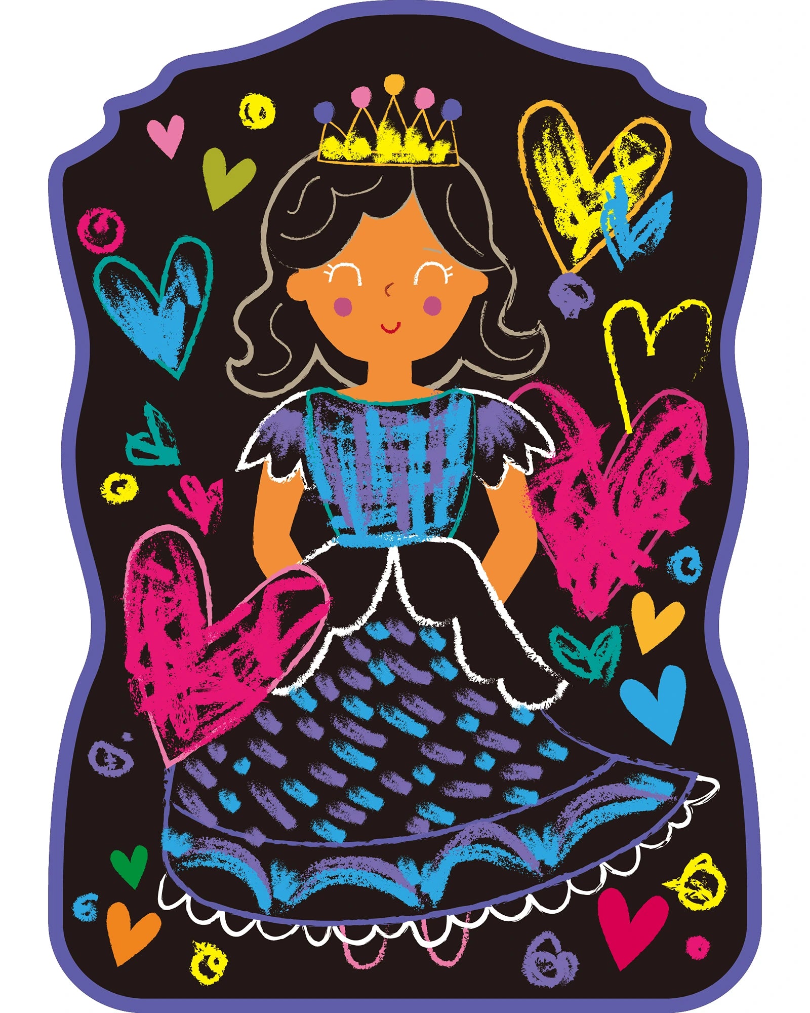Chalk Art Dress up the Princess
