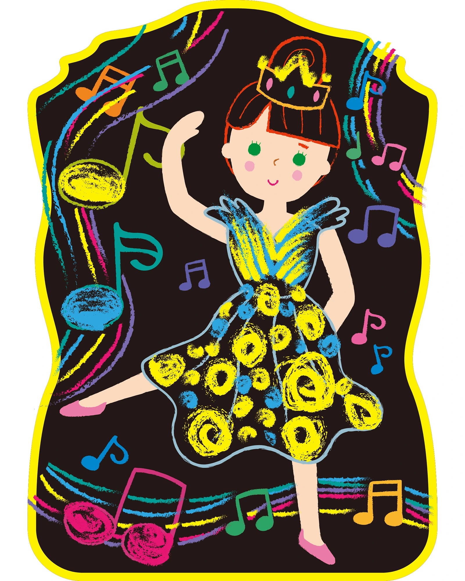Chalk Art Dress up the Princess
