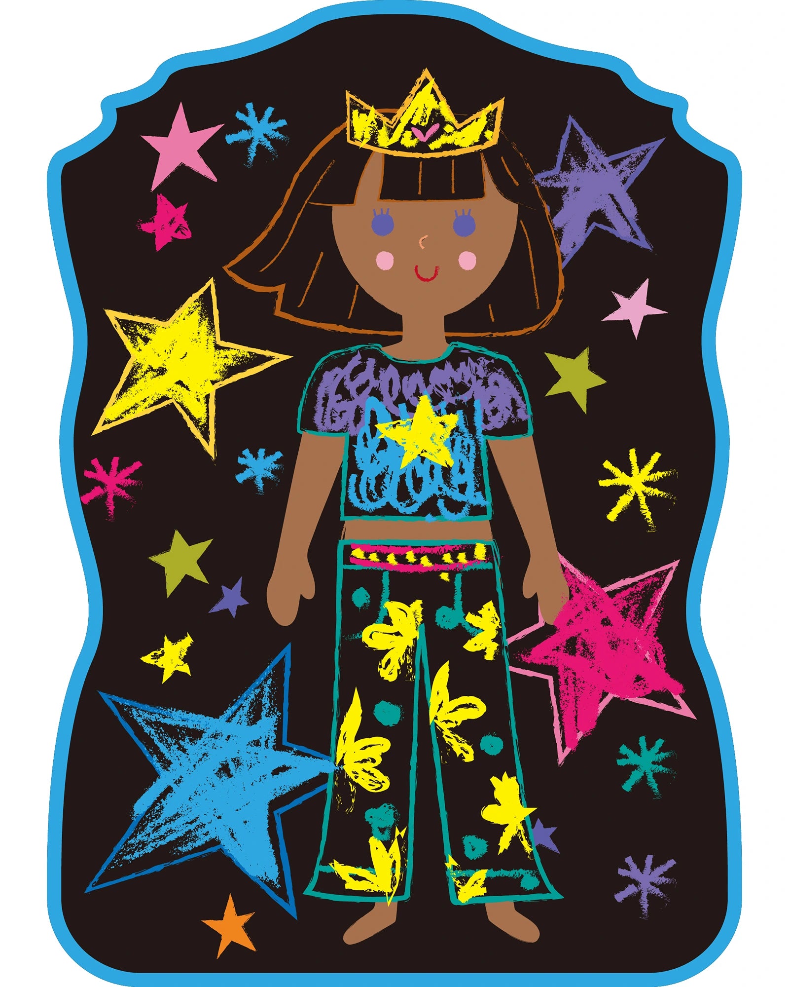 Chalk Art Dress up the Princess