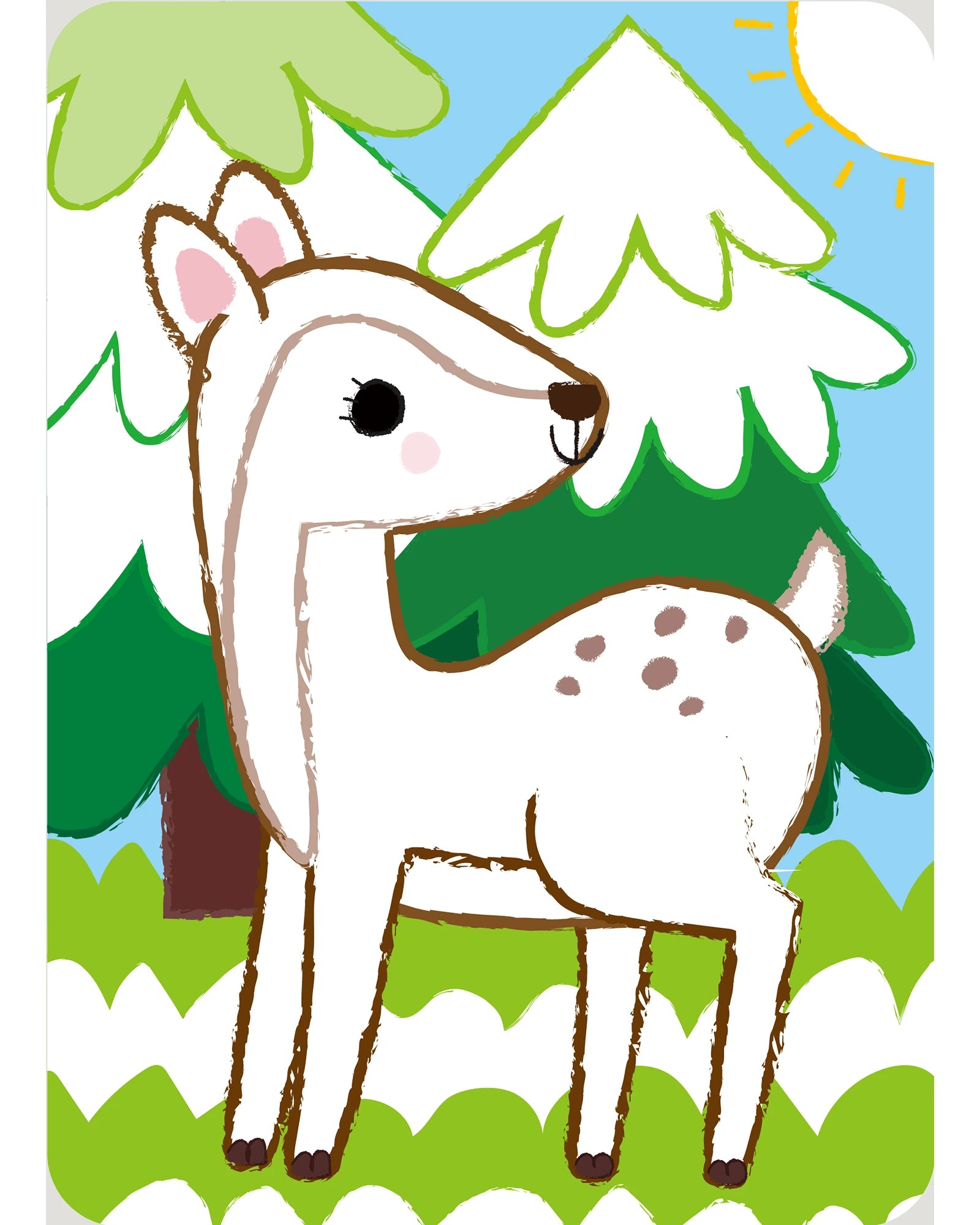 Gel-Painting Art Animals