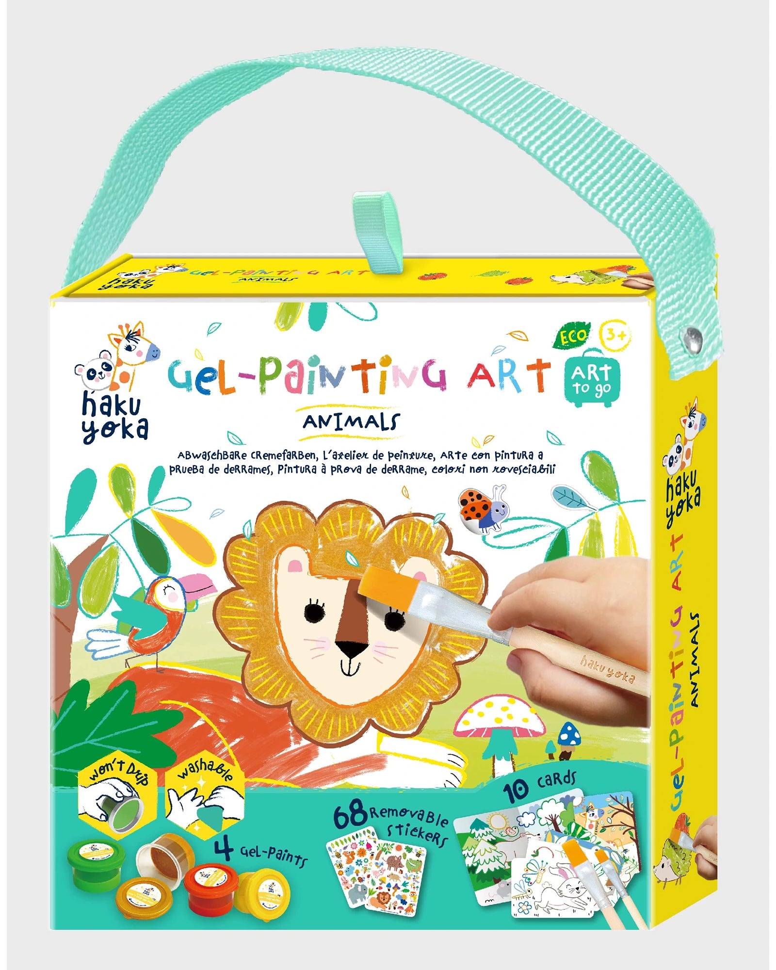 Gel-Painting Art Animals