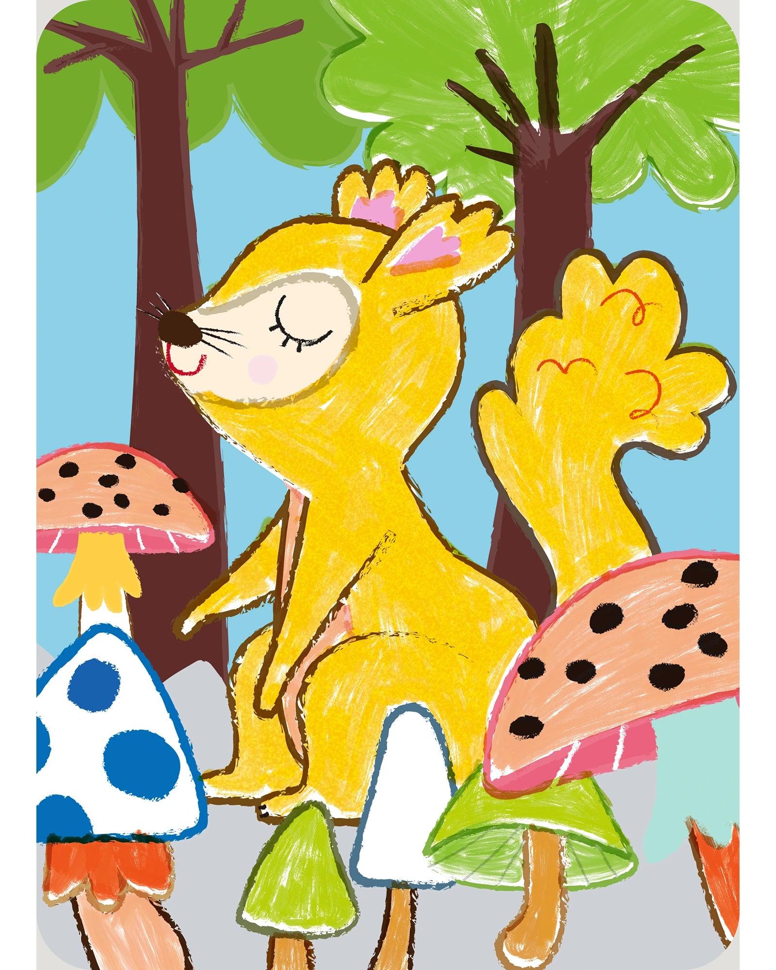 Gel-Painting Art Animals