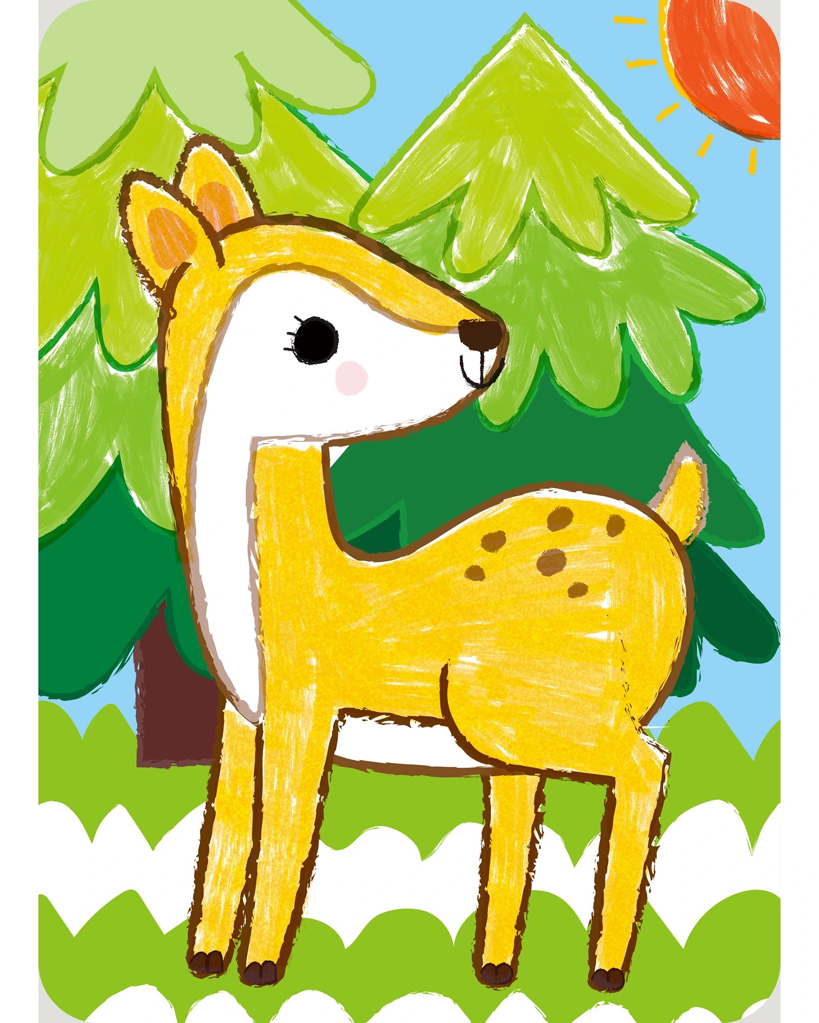 Gel-Painting Art Animals