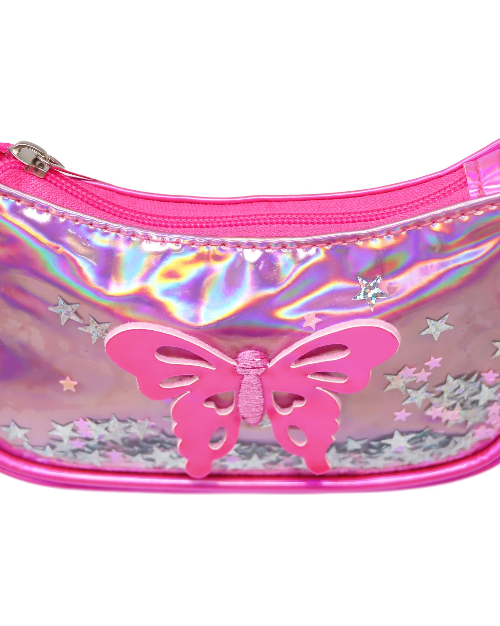 Pink Poppy Butterfly Fashion Handbag