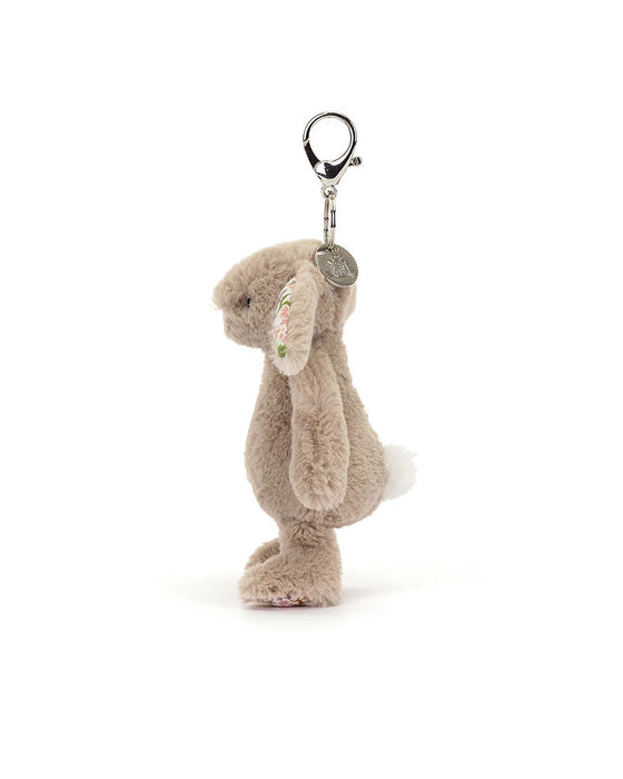 Jellycat Bashful Beige Petal Bunny Bag Charm