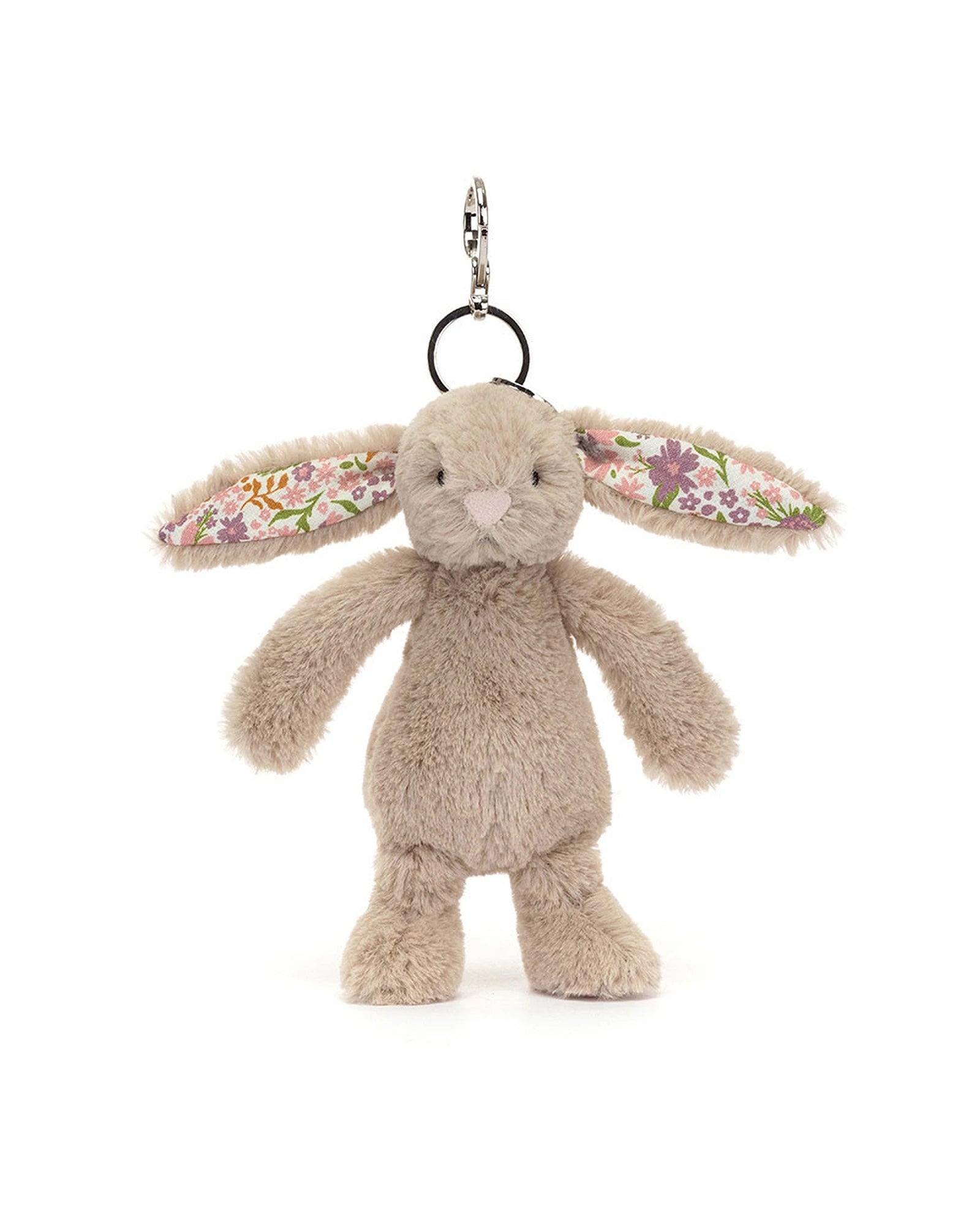 Jellycat Bashful Beige Petal Bunny Bag Charm