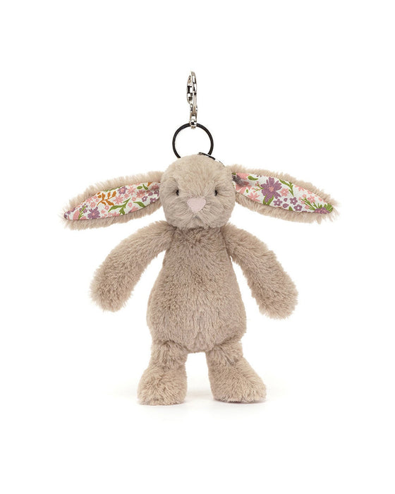 Jellycat Bashful Beige Petal Bunny Bag Charm