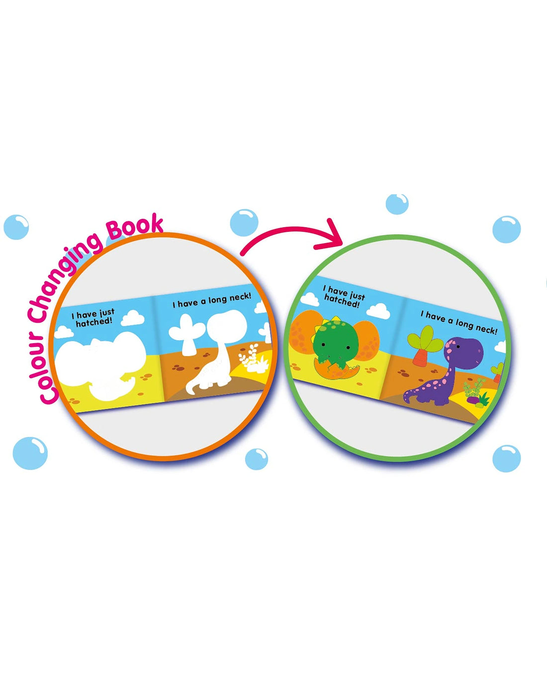 Dinosaur Colour Changing Bath Book