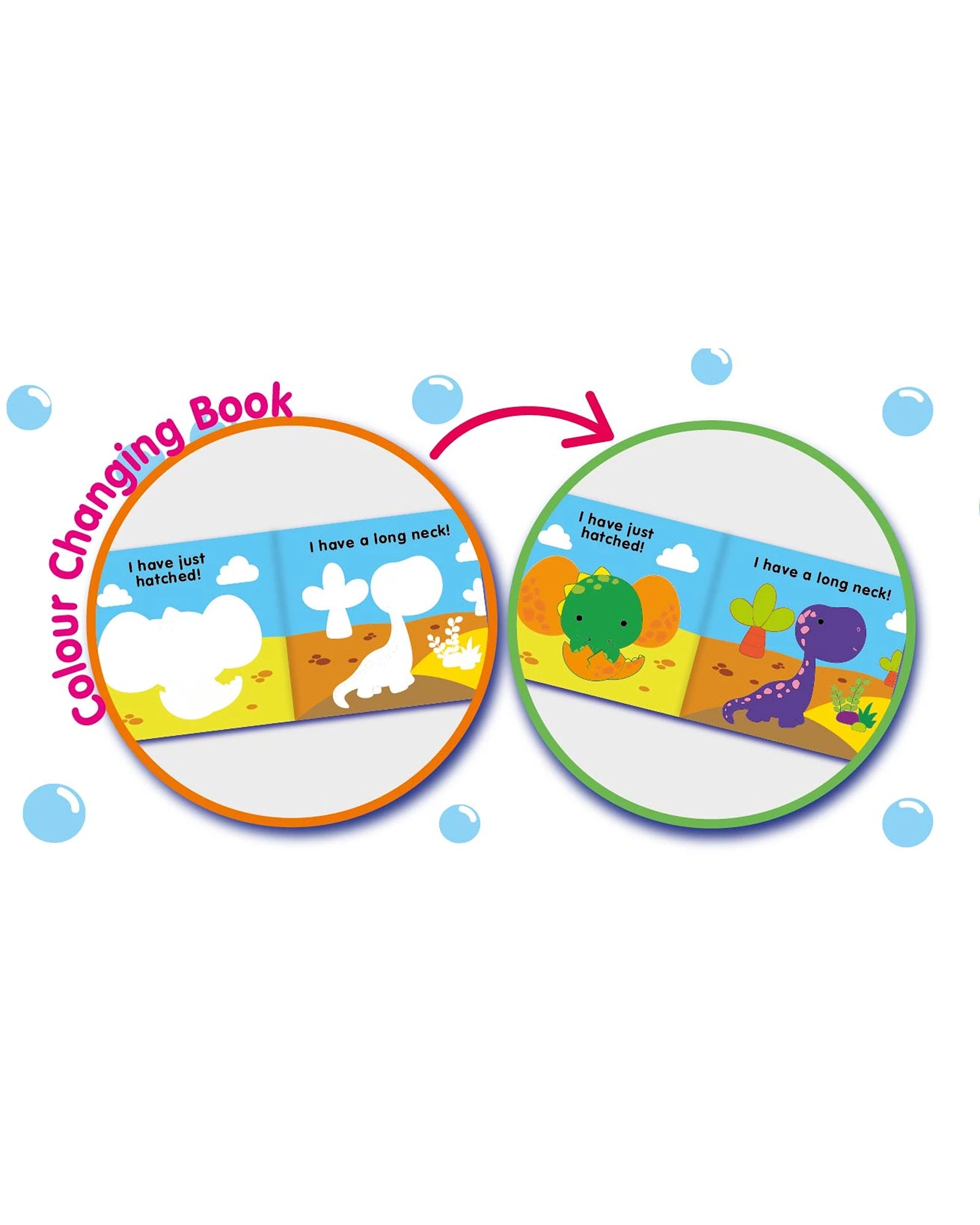 Dinosaur Colour Changing Bath Book