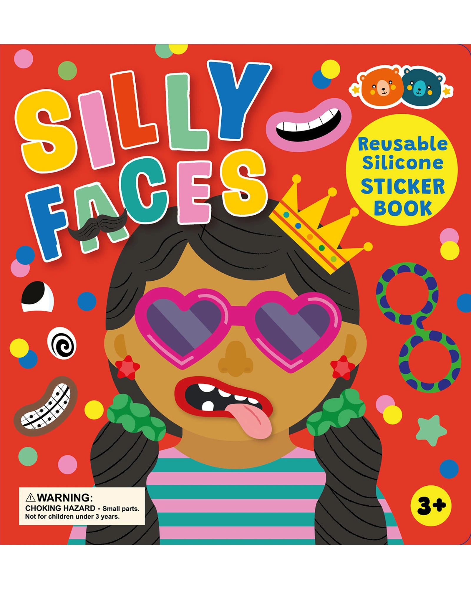 Buddy and Barney Silicone Sticker Book - Silly Faces