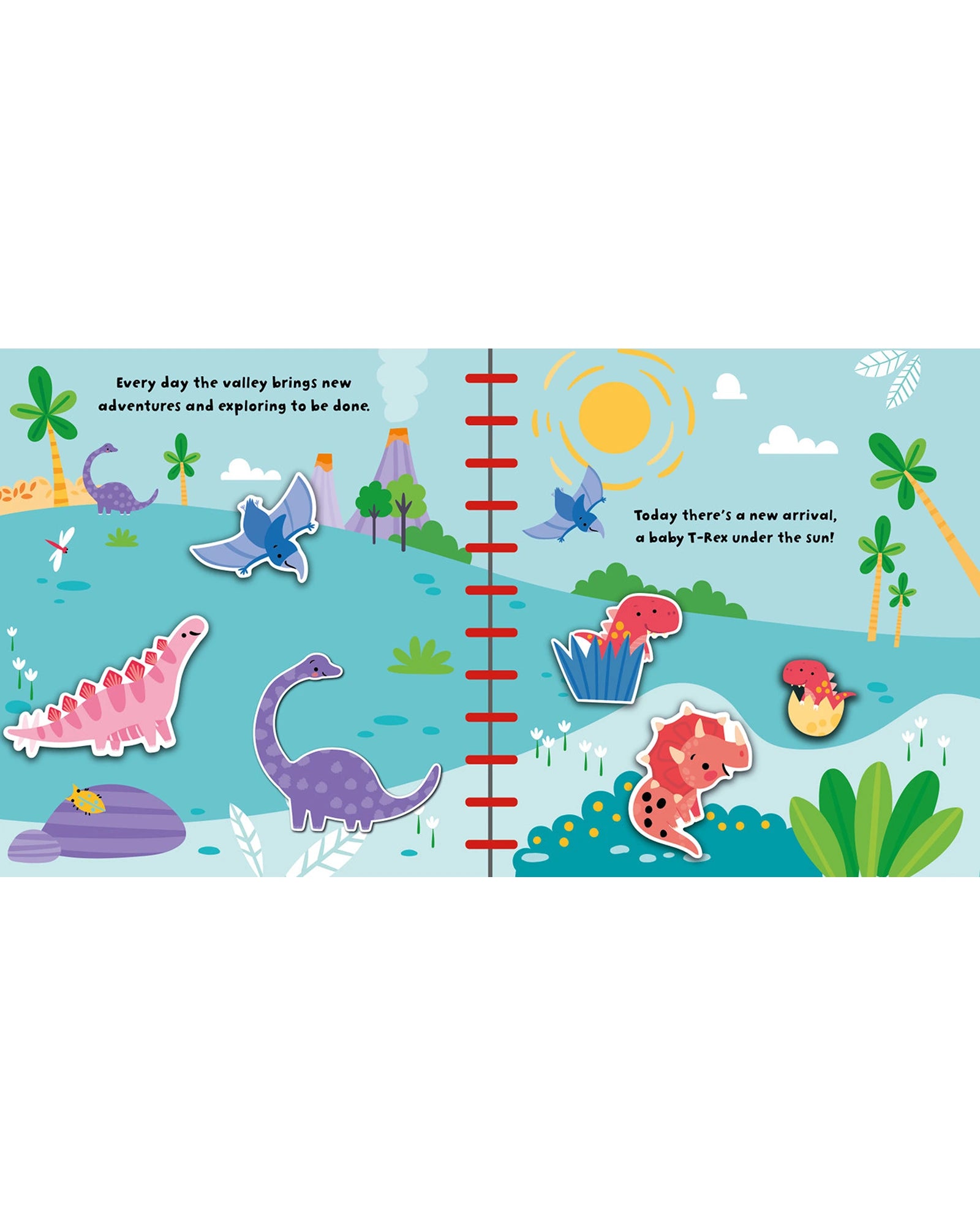 Buddy and Barney Silicone Sticker Book - Dinosaurs