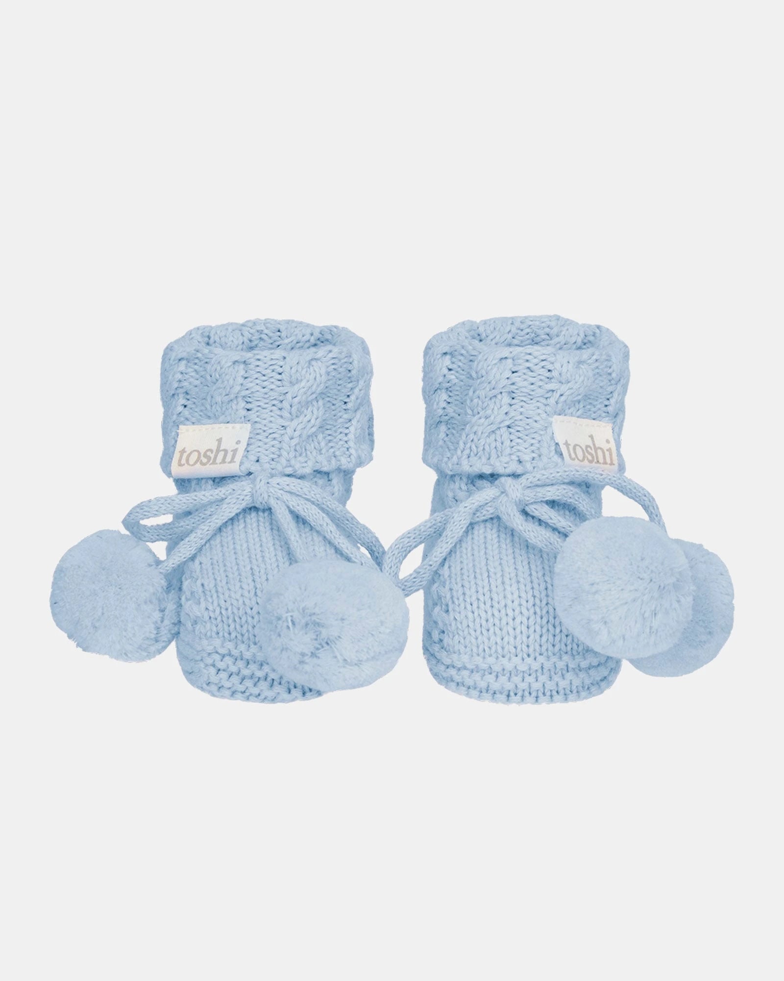 Organic Booties Yummy, Bluebell, 000