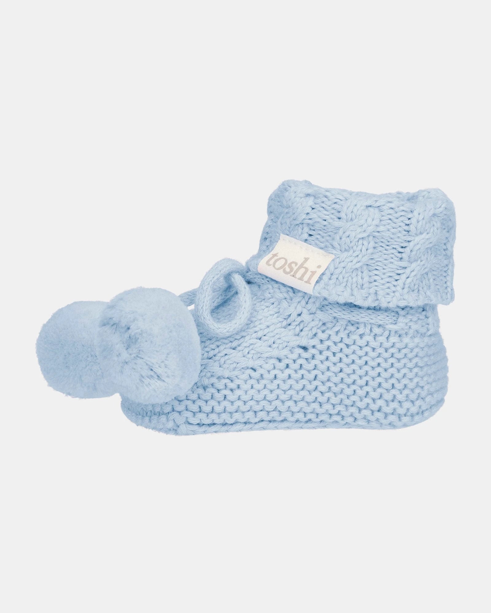 Organic Booties Yummy, Bluebell, 000