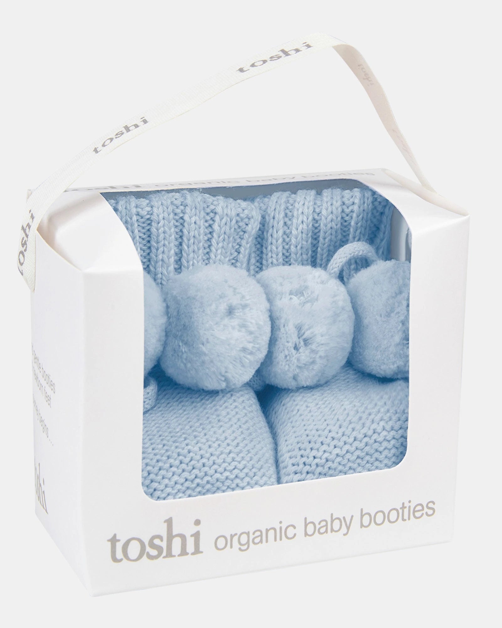Organic Booties Yummy, Bluebell, 000