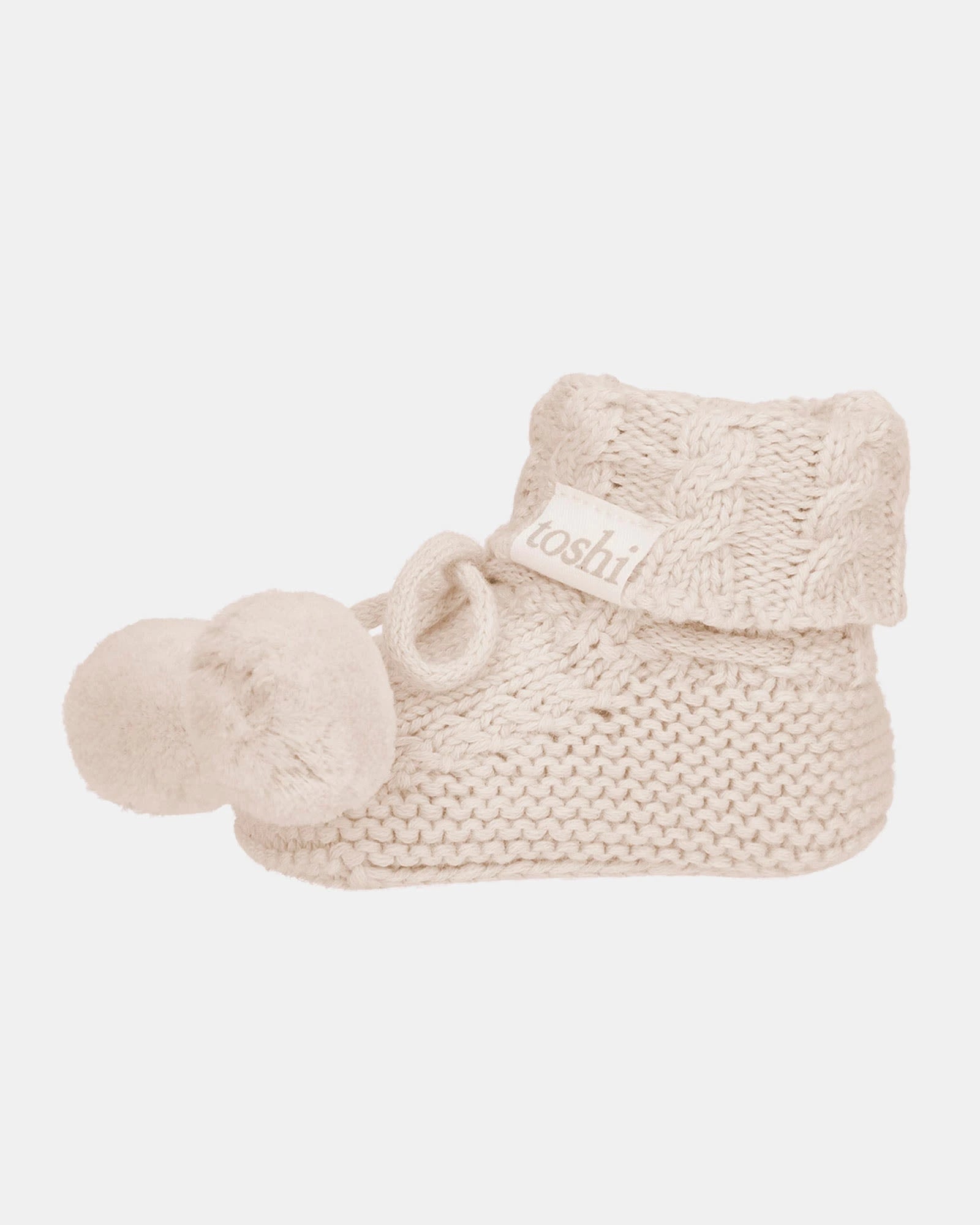 Organic Booties Yummy, Oatmeal, 000