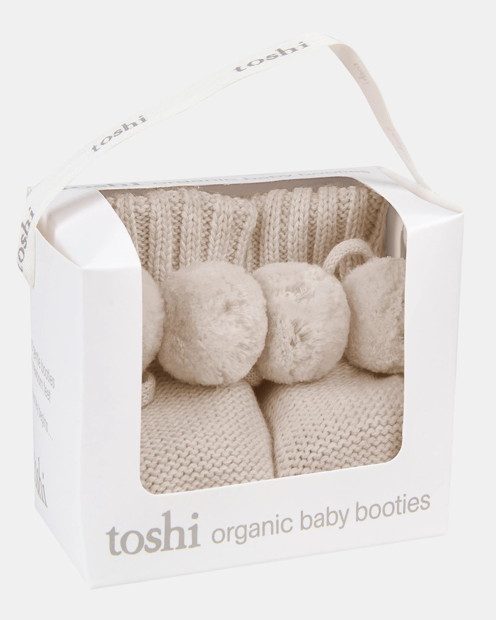 Organic Booties Yummy, Oatmeal, 000