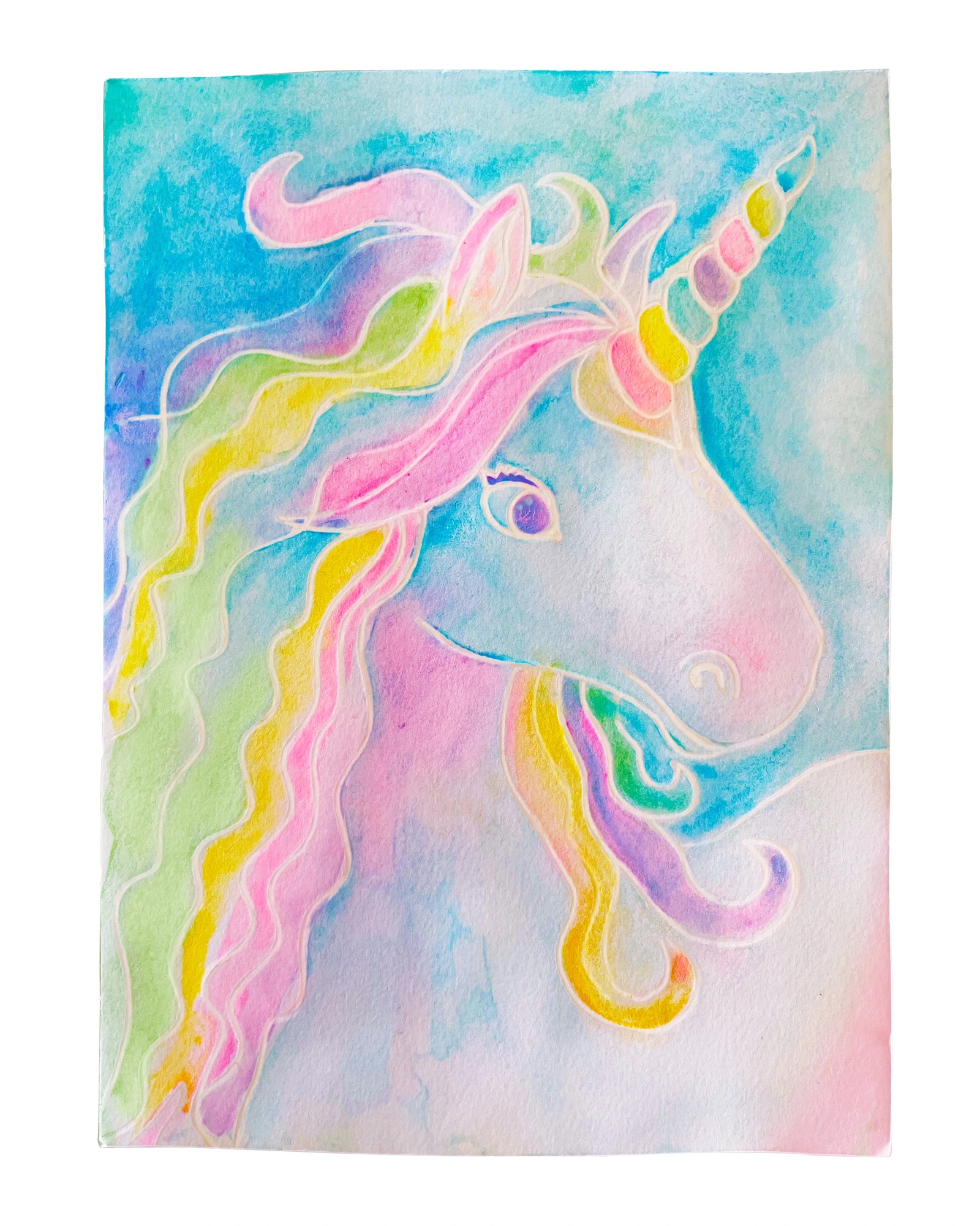 Mystical Unicorns Watercolour Art Set