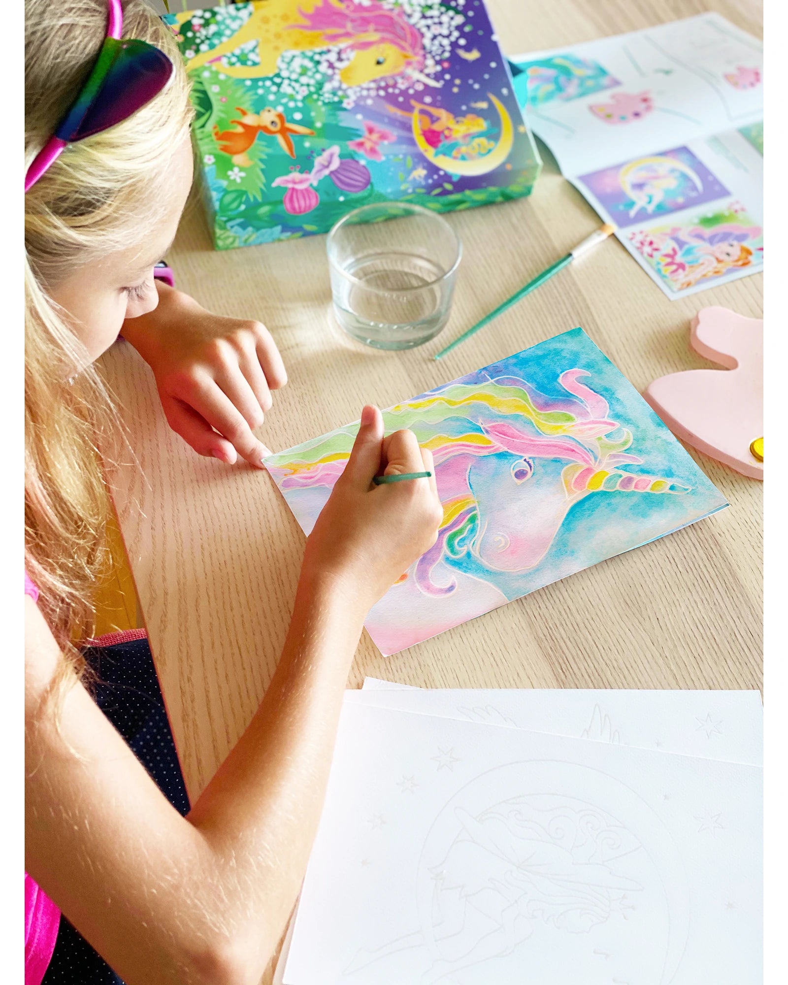 Mystical Unicorns Watercolour Art Set