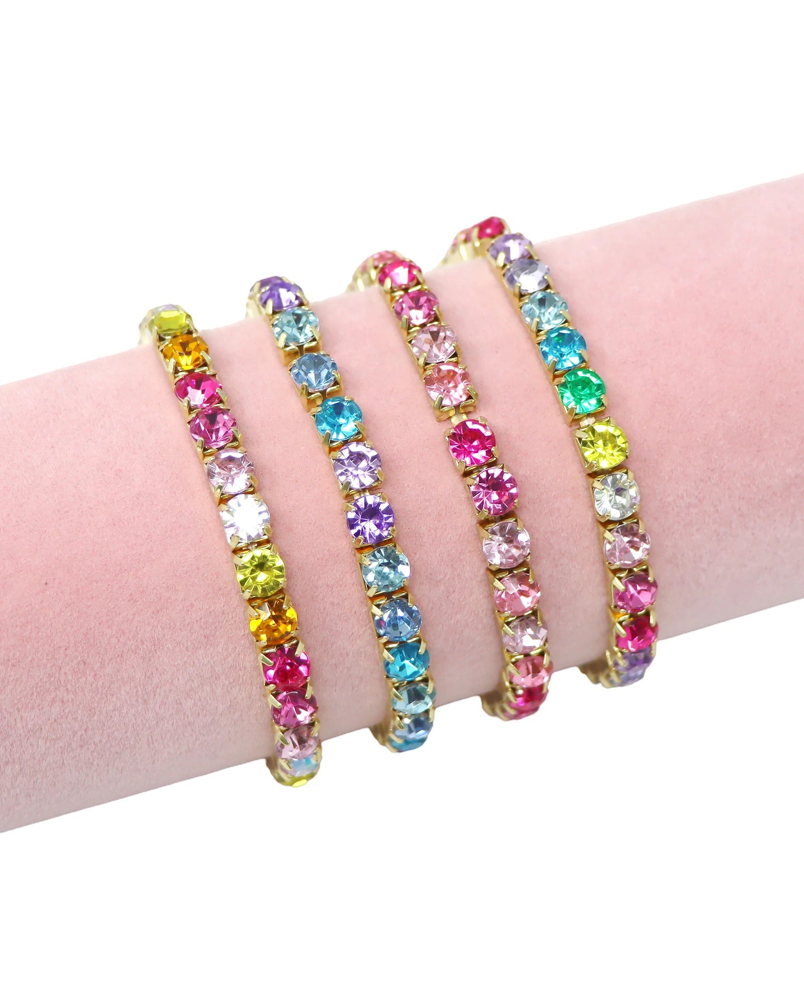 Dainty Luxury Bejewelled Bracelet - Assorted