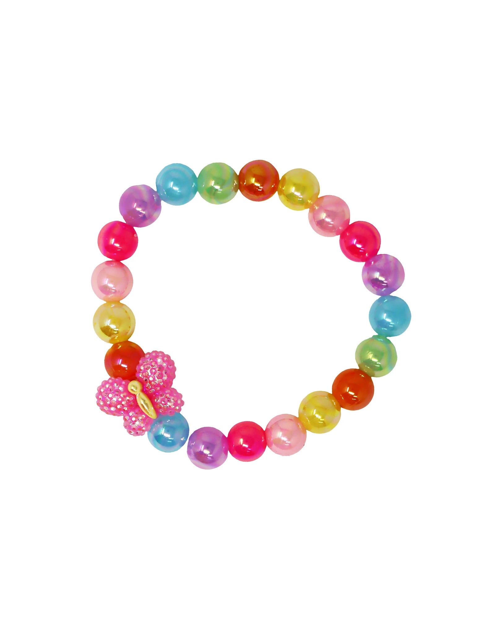 Rainbow Butterfly Bracelet