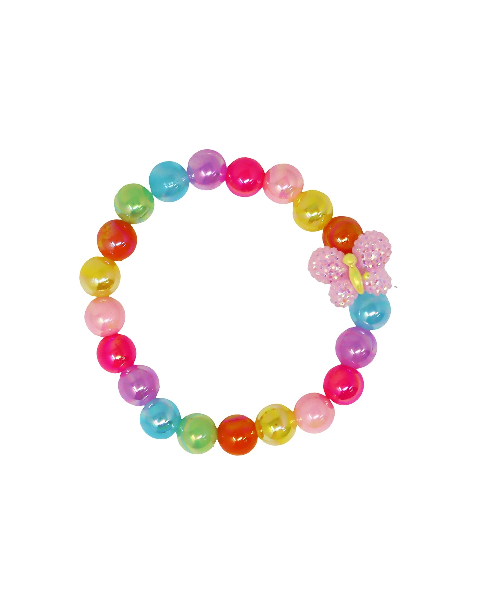 Rainbow Butterfly Bracelet