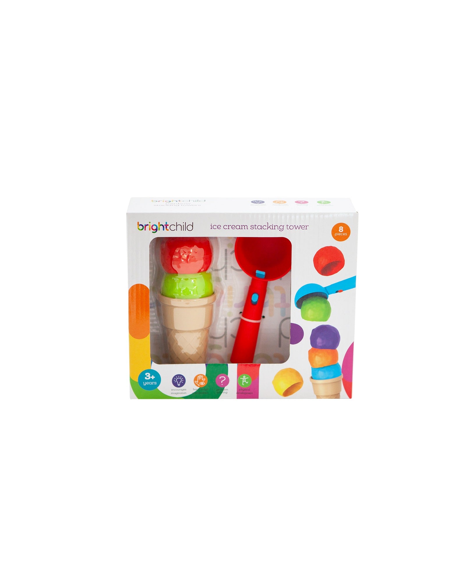 Bright Child Ice Cream Stacking Tower