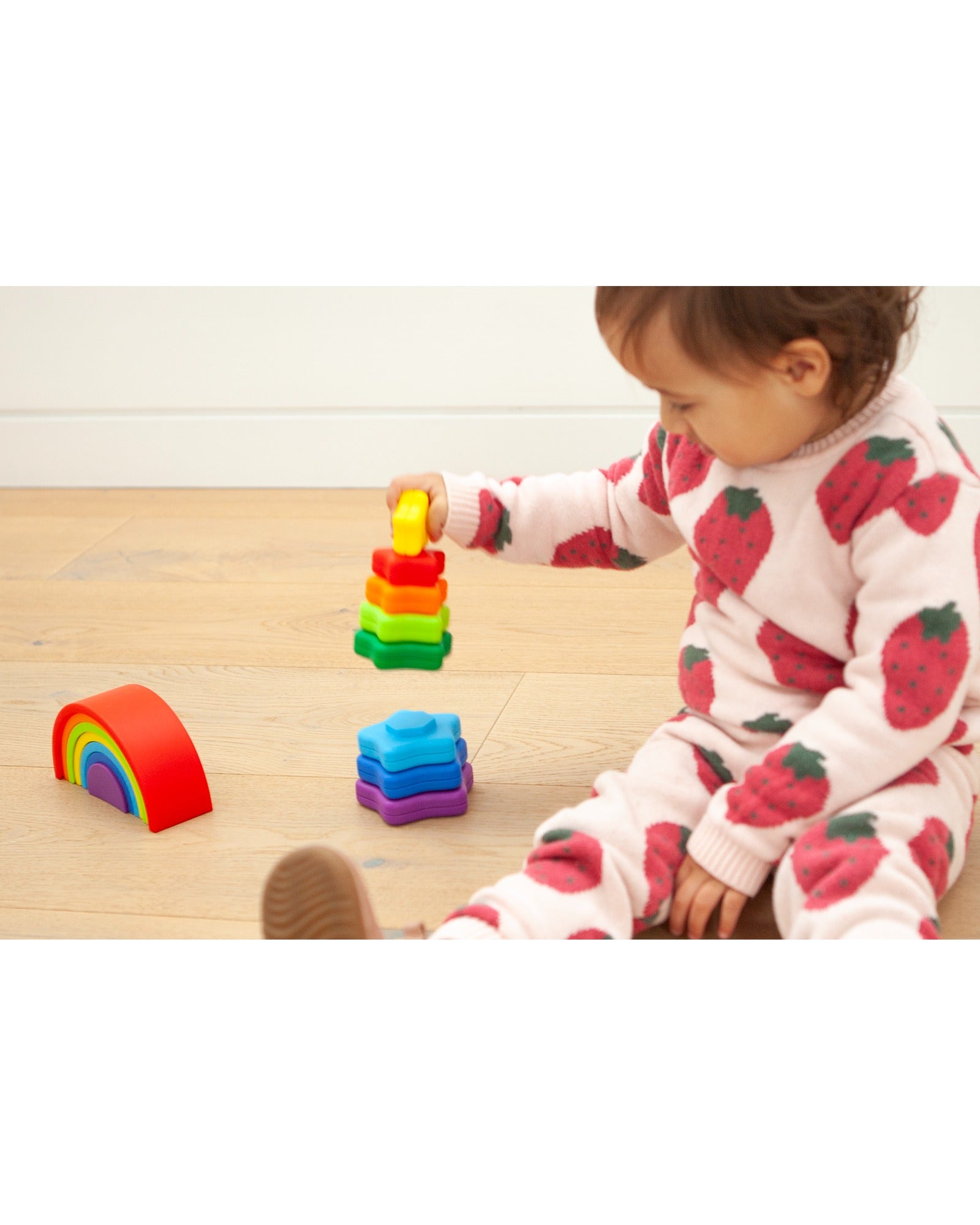 Bright Child Rainbow Stacking Towers