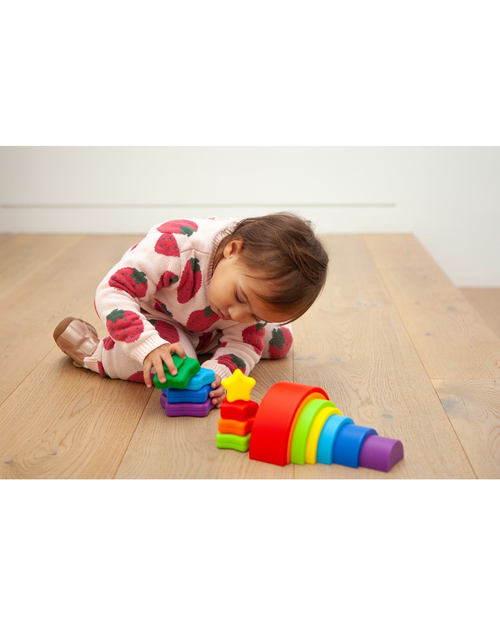 Bright Child Rainbow Stacking Towers