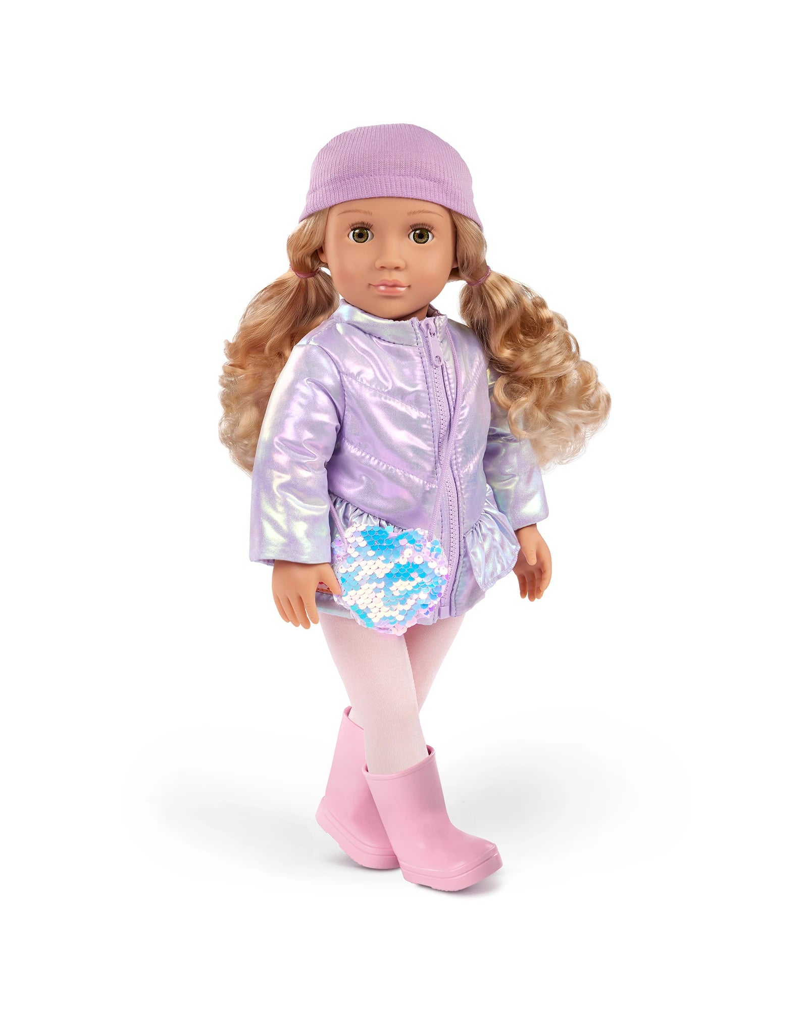 Deluxe Winter Outfit with Heart Shaped Purse