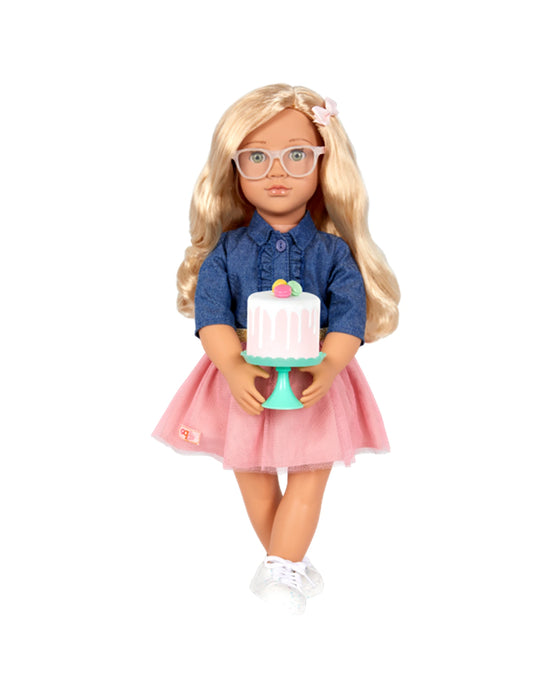 Our Generation Deluxe Party Planner Doll with Book Emily
