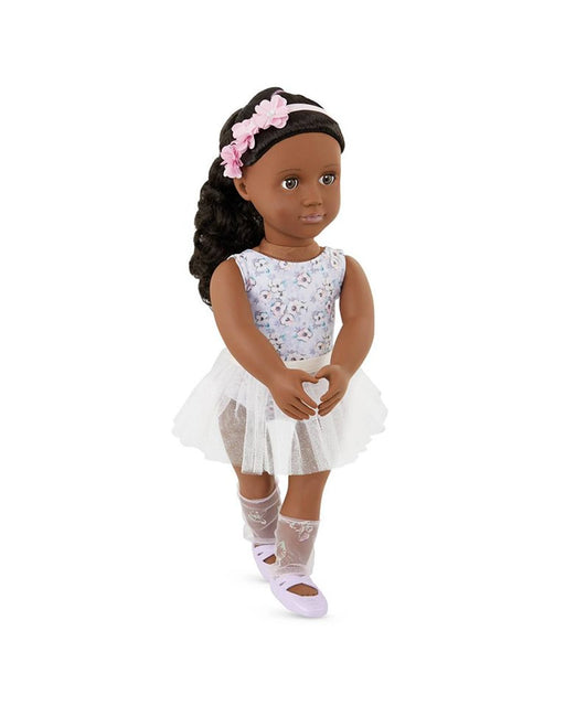 Our Generation Mysa Doll with Flower Printed Ballet Outfit