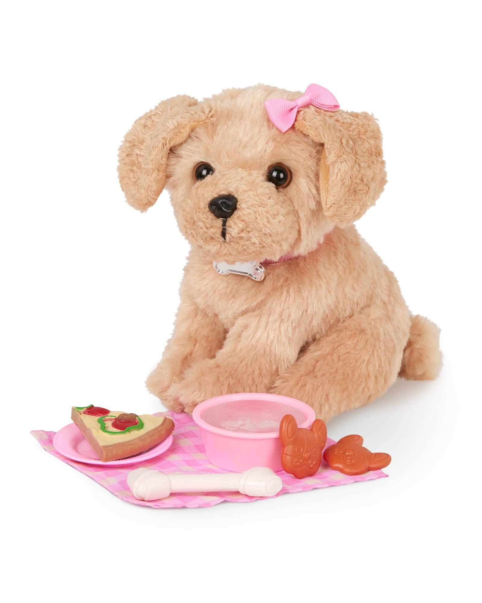 Doll with Pet Dog, Jin & Charm
