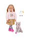 Our Generation Doll with Pet Kitten Melena and Mittens